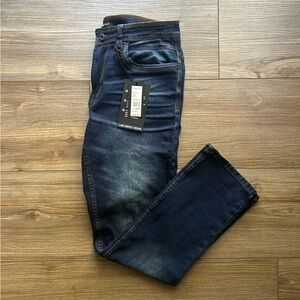 Kenneth Cole | Slim Fit Distressed Blue Jeans (30L x 30W)